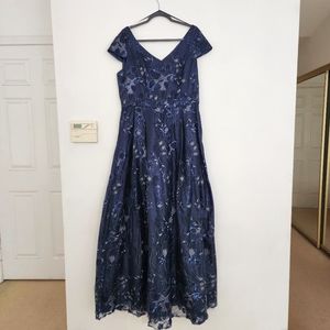 Alex Evenings - Cap Sleeve Ball Gown - Size 14